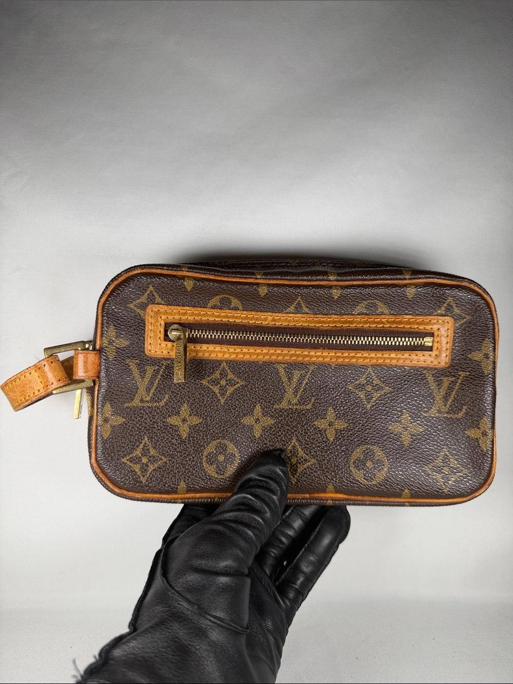 Authentic Louis Vuitton Monogram Canvas Toiletry Pouch